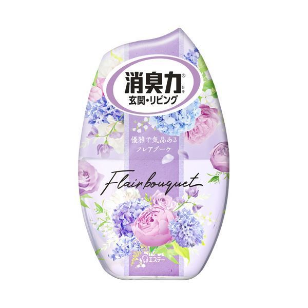 （まとめ） エステーお部屋の消臭力 フレアブーケ 400mL 1セット（3個） 【×5セット】