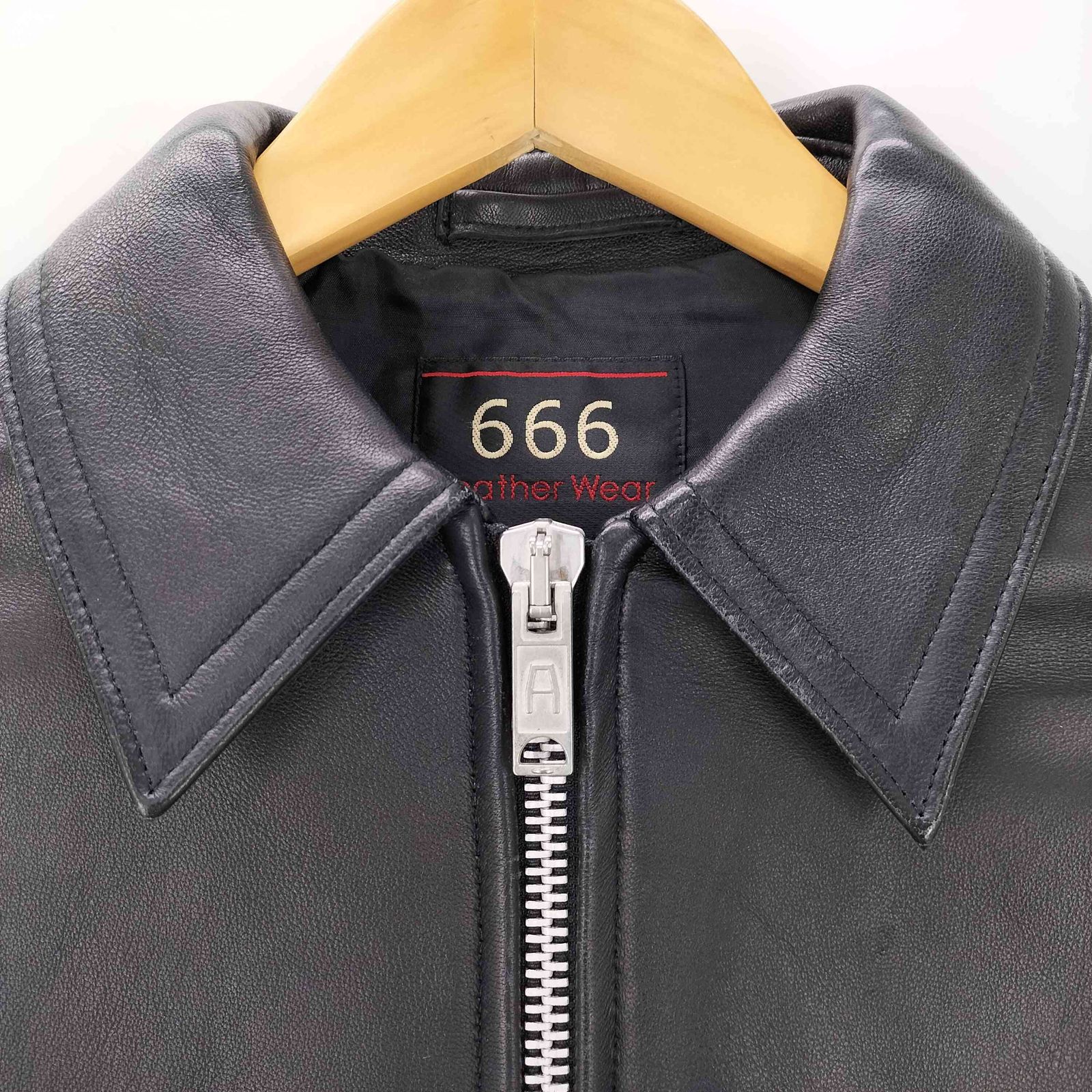 666 シングル ライダース シドジャン 36 英国製 シープスキン