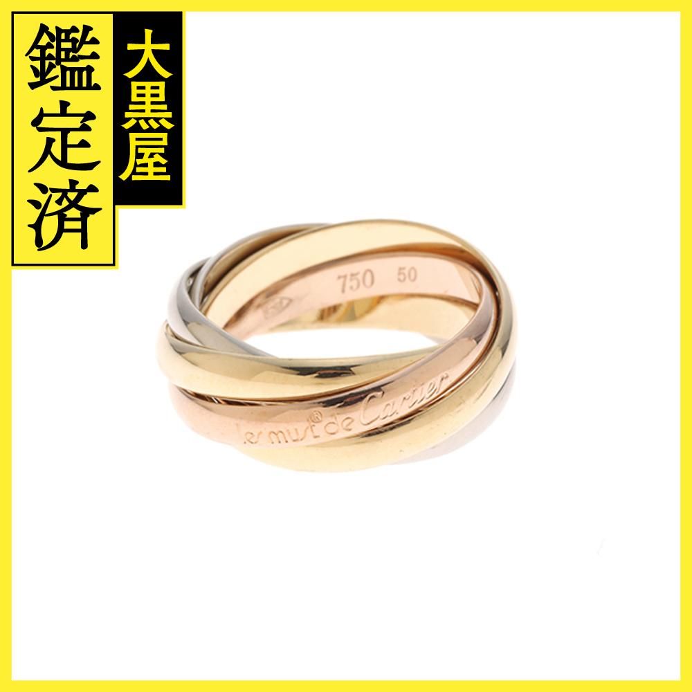 Cartier カルティエ トリニティリング K18YG/WG/PG ゴールド 3カラー 5