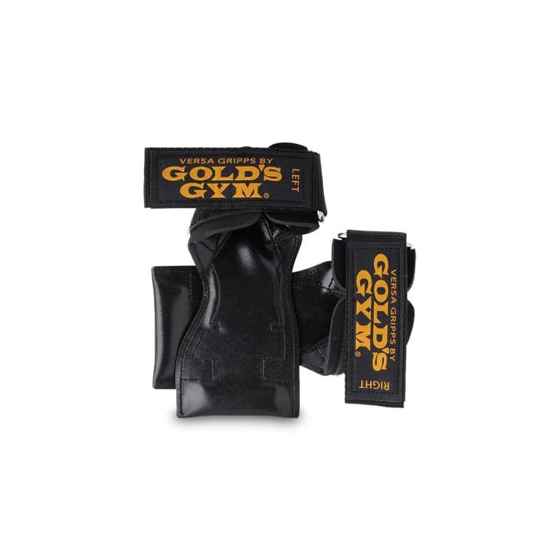 ゴールドジム(GOLD'S GYM) 25年以上の販売実績 パワーグリップ プロ 初級者~トップ選手も愛用 握力サポート 鍛えたい部位に集中 人間工学に基づく設計 格別のグリップ力と耐久性 Made in U.S.A. パ