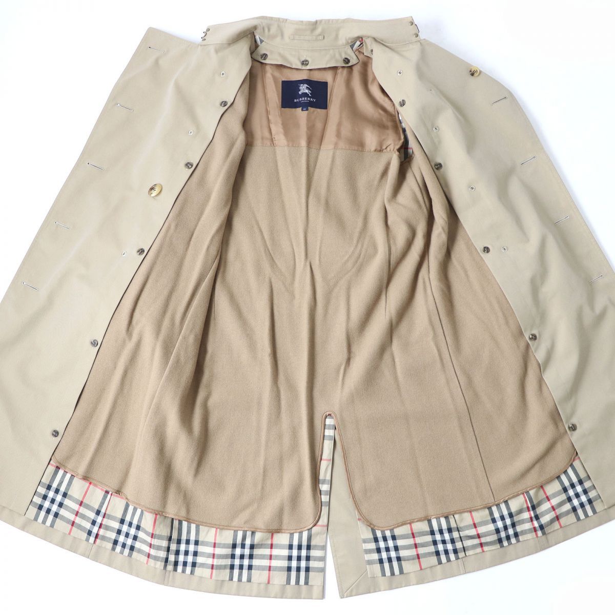 極美品△正規品 バーバリー ロンドン FR088-100-51 裏地ノバチェック柄  