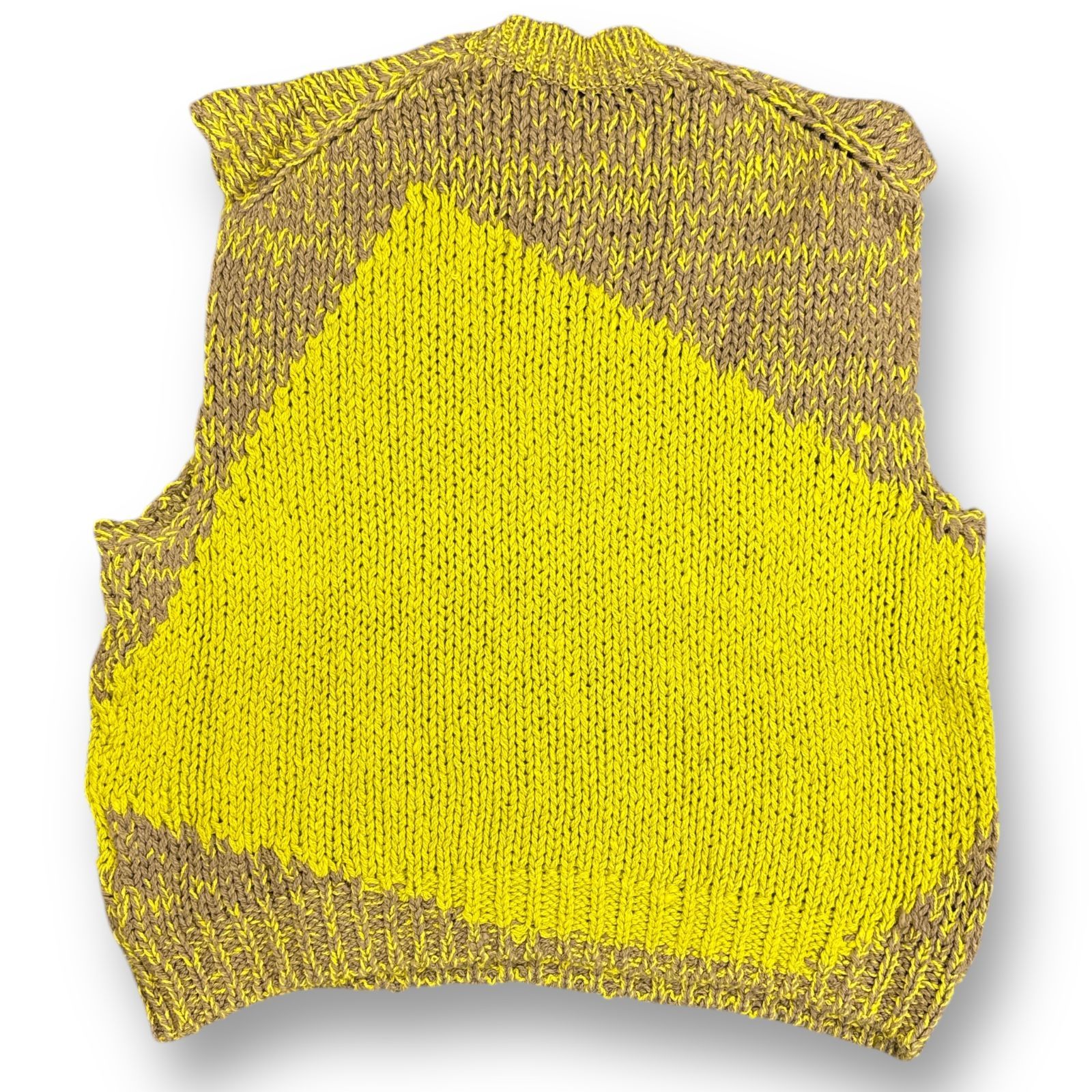 参考上代41800円 未使用品 YOKE 24SS INTARSIA CREWNECK VEST インター