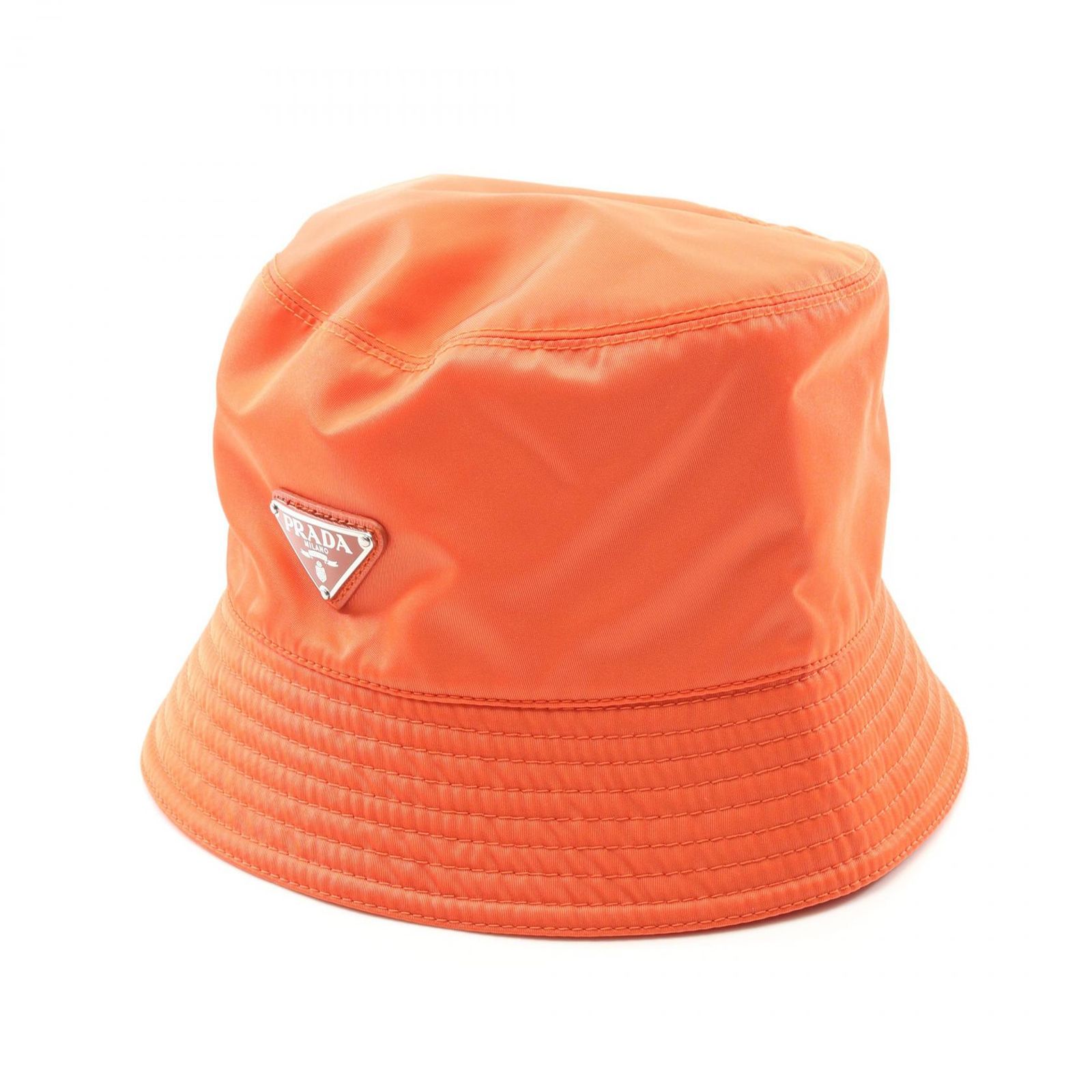 プラダ PRADA ハット Re-Nylon 1HC137 オレンジ ナイロン バケット 