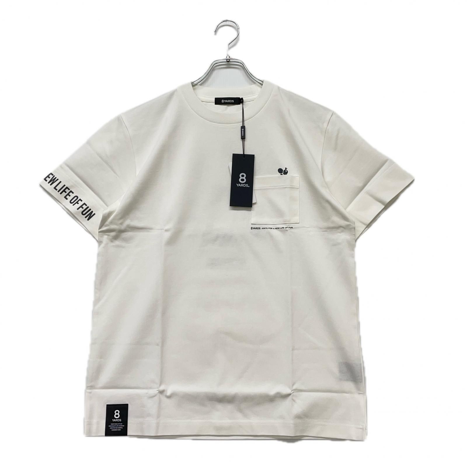 未使用品 メンズ ハチヤーズ 8YARDS 半袖シャツ L 白 ホワイト