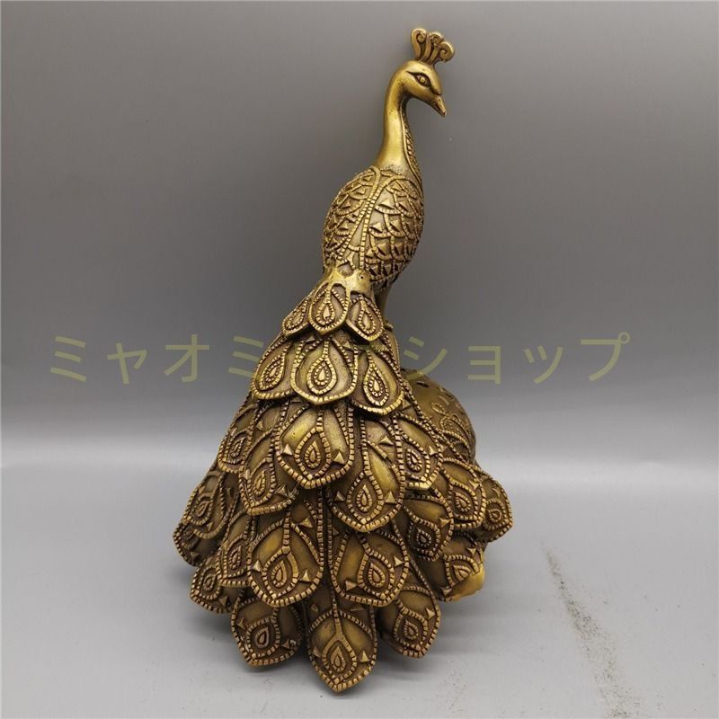 孔雀 クジャク 入れ物 小物ケース 置物 オブジェ ゴールド 風水 開運 縁起 玄関 寝室 方角 金 強力 店舗 金運 仕事運 健康運 伝統的 高品質 気高い オフィス NEXPOTALLINN_EU