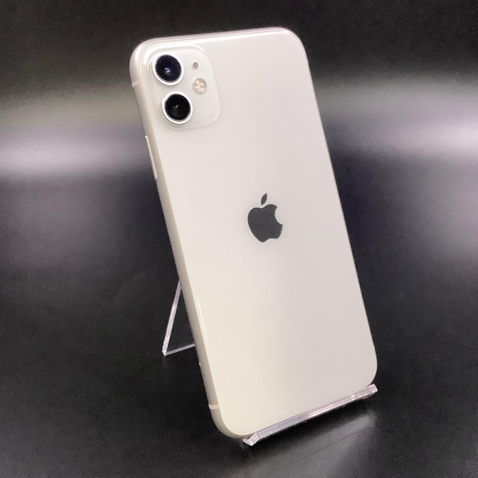 Apple iPhone 11 128GB ホワイト mineo 白ロム 動作 済 75% 全額返金保証 最速発送