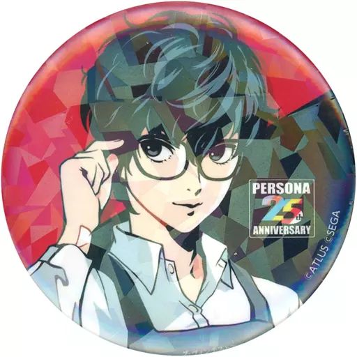 ペルソナ5　缶バッジ　主人公 中古】バッジ・ピンズ 主人公(ペルソナ5) 「ペルソナシリーズ25周年
