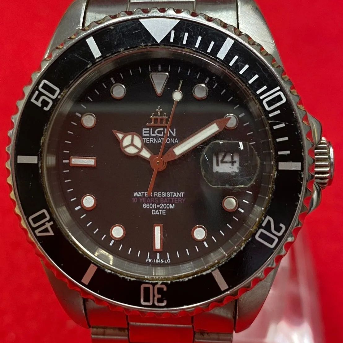腕時計 エルジン ELGIN FK-1045 中古品 ELGIN エルジン 腕時計 