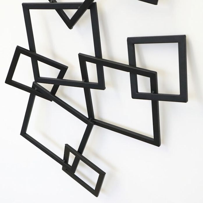 送料無料アイアンウォールアートパネル 幾何学 壁飾り ウォールデコ