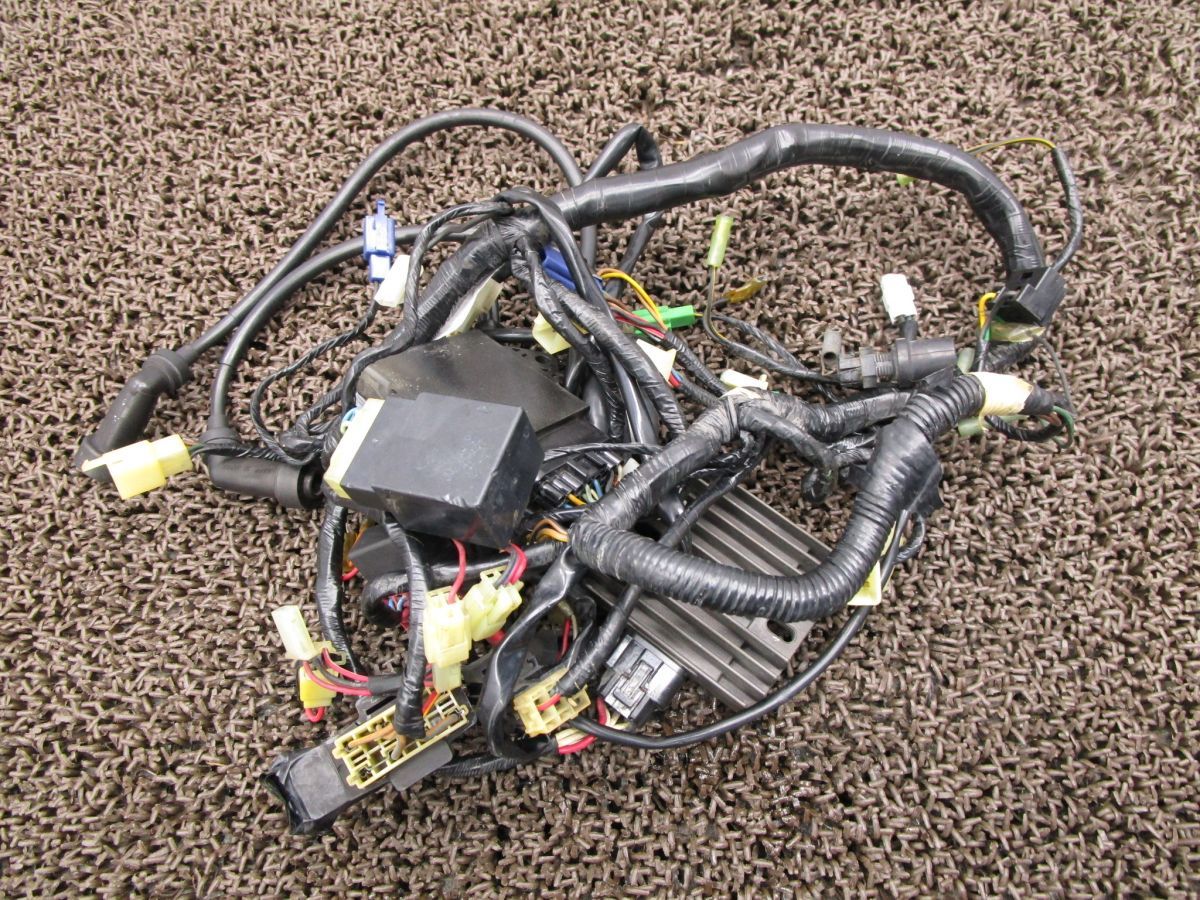 ドラッグスター250 メインハーネス △A7285 CDI レギュレター イグニッションコイル リレー VG02J ヤマハ G604E DragStar キャブ車