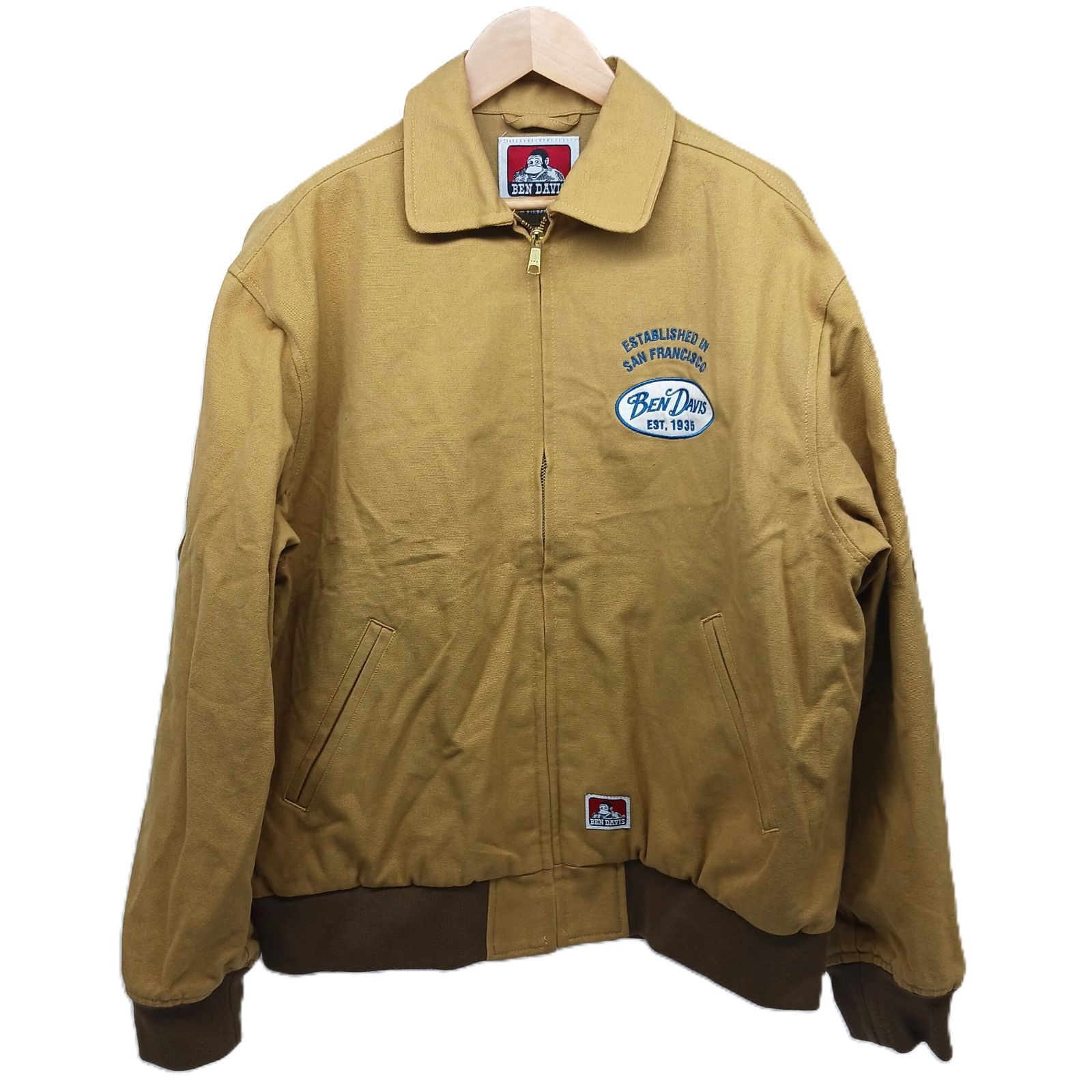 90s old BEN DAVIS ベンデイビス　ワークジャケット　古着　黄タグ BEN DAVIS（ベンデイビス）のタグで見る年代の見分け方