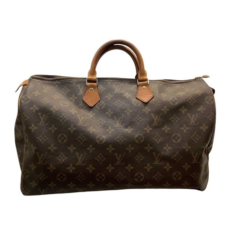 ルイヴィトン LOUIS VUITTON モノグラム スピーディ40 M41522 VI873 ボストンバッグ ファスナー摘み革部分千切れ 取っ手根本切れ目あり KB-9641