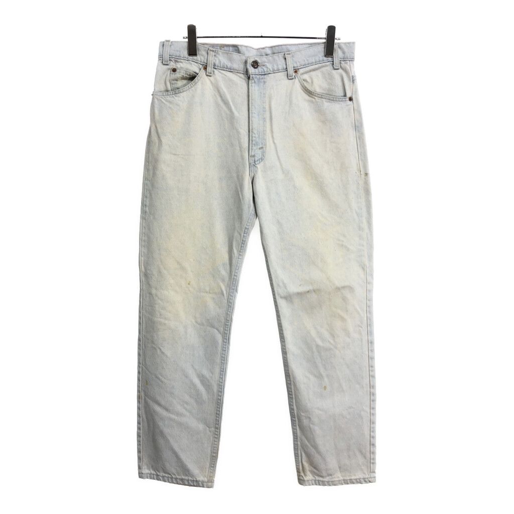 90年代 USA製 Levi's リーバイス 505 デニムパンツ オレンジタブ ライトブルー(メンズ W36 L30)中古 古着 U6526 90年代 USA製 Levi's リーバイス 505 デニムパンツ オレンジタブ