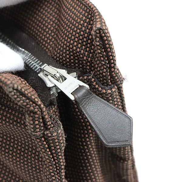 広尾店】エルメス HERMES エールライン ポーチPM ナイロンキャンバス  