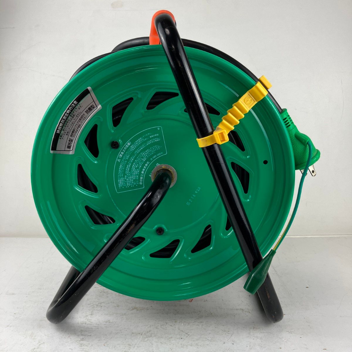 ЗЗNICHIDO 日動 100v 50m コードリール ドラム FW-E53 グリーン