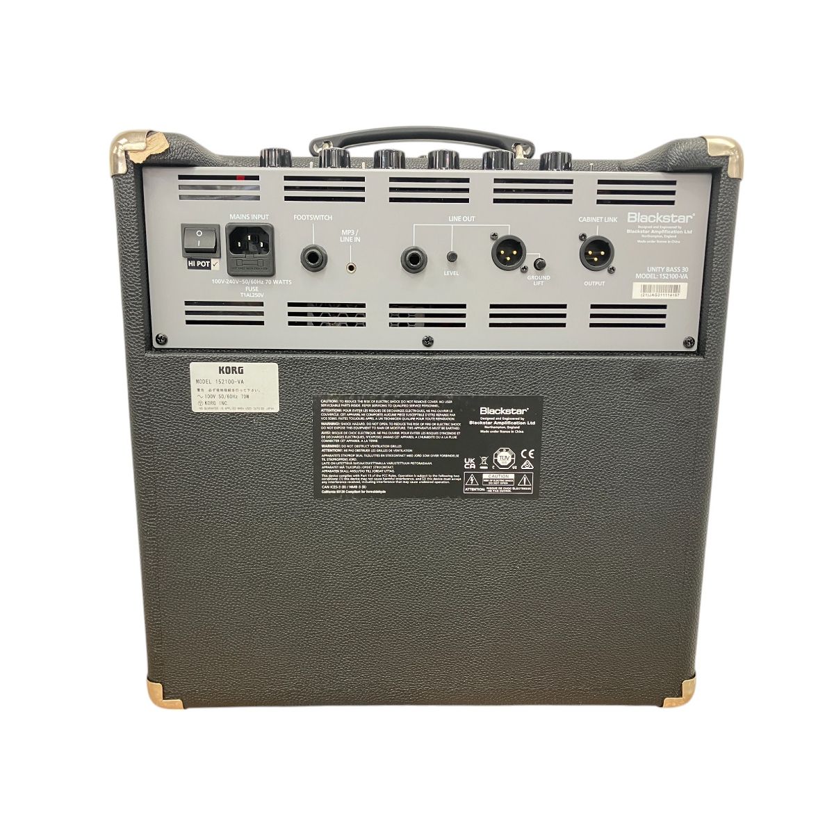 Blackstar 152100-VA UNITY BASS 30 ベースアンプ ブラック