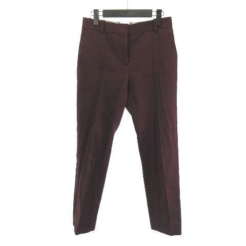 セリーヌ CELINE テーパードパンツ センターシーム ボルドー 36