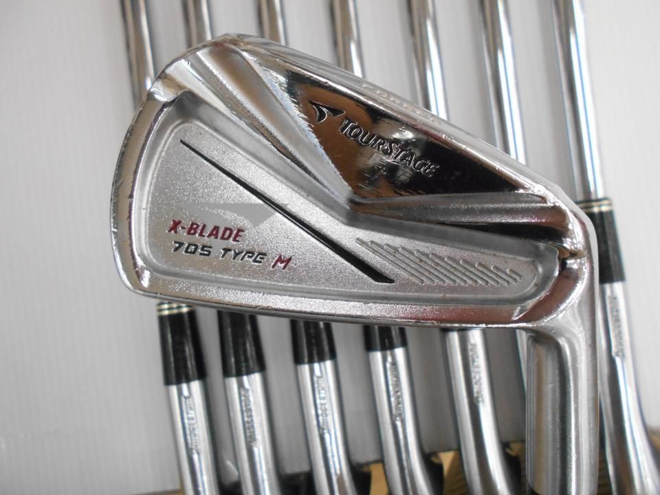 【即納】ツアーステージ X-BLADE 705 TYPE M | S | ダイナミックゴールドツアーイシュー | 中古 | アイアンセット | ブリヂストン