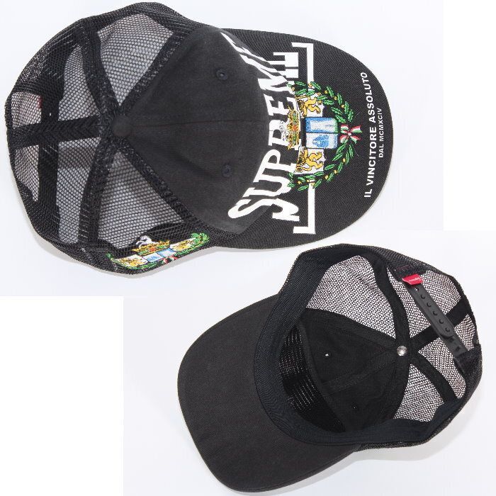 Supreme シュプリーム クレスト メッシュバック シックスパネル