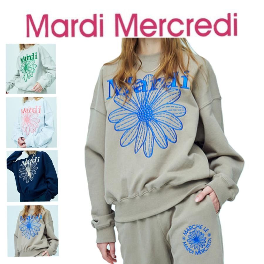 【新品/人気】Mardi Mercredi スウェット FLOWERMARDI