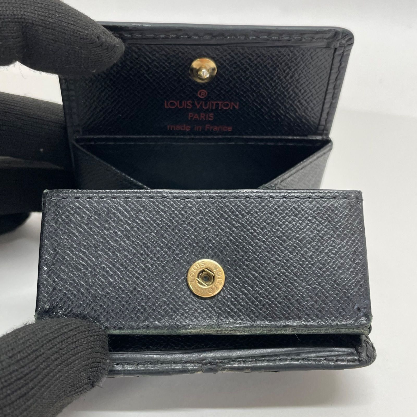 Louis Vuitton エピレザー コインケース ブラック Louis Vuitton ブラック エピレザー コインケース - メルカリ