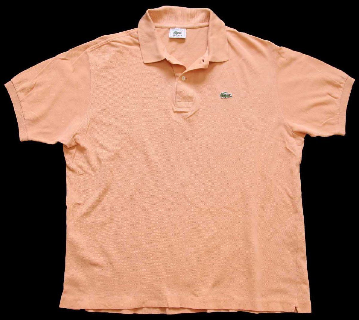 美品 LACOSTE Vintage 鹿の子 ポロ MADE IN FRANCE 70s フランス製 CHEMISE LACOSTEラコステ ワンポイント コットン