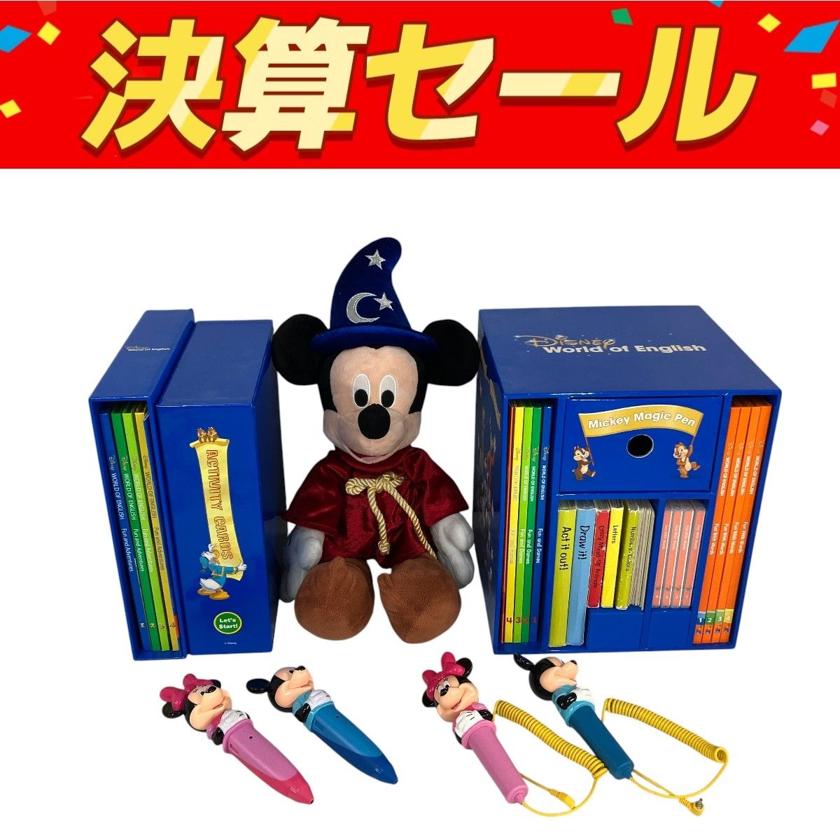 新品本物 DWE ミッキーマジックペン&ミッキーマジックペン 2020年 知育玩具