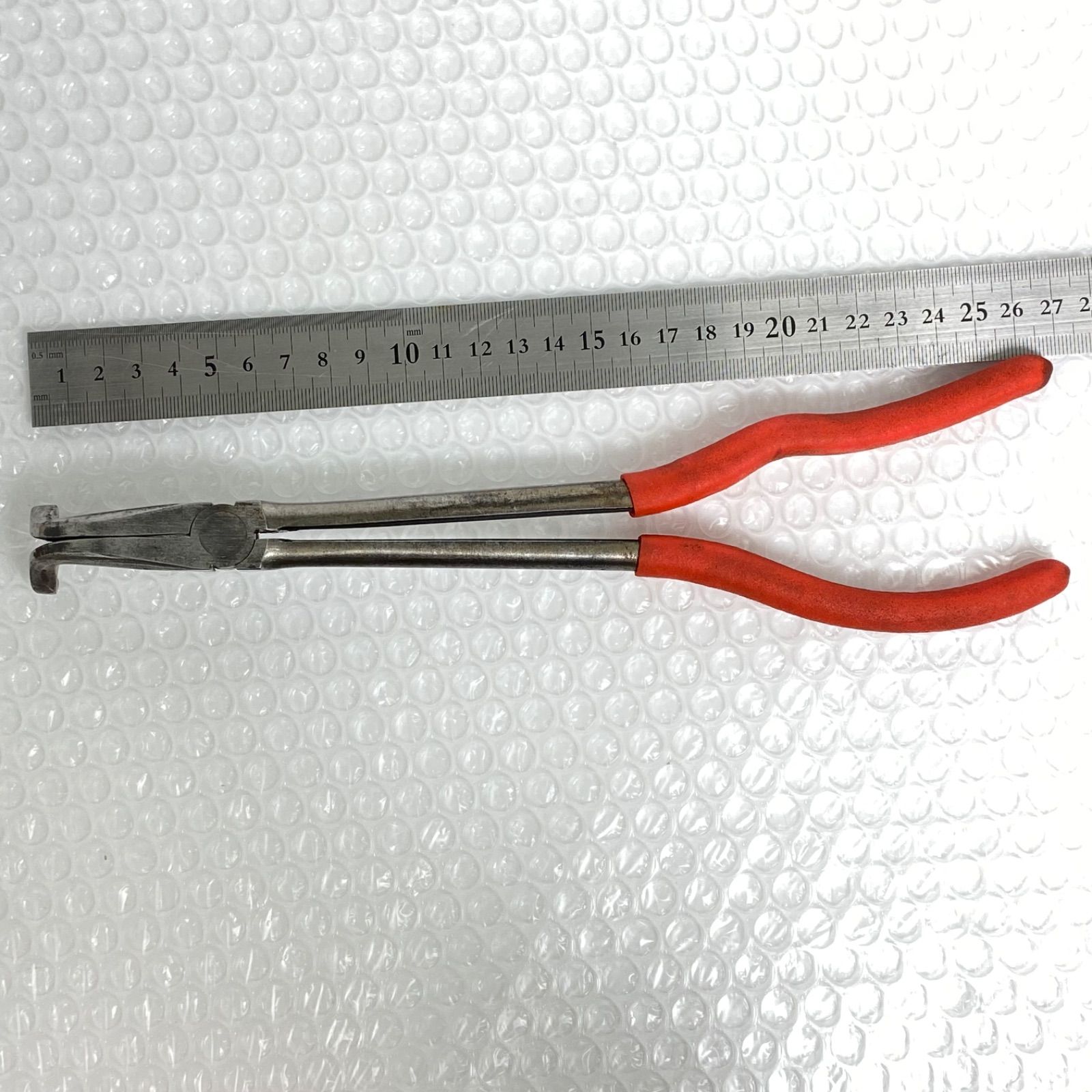 新生の KTC ロングノーズプライヤー 3本セット PS6-305 赤グリップ 自動車整備工具 ハンドツール