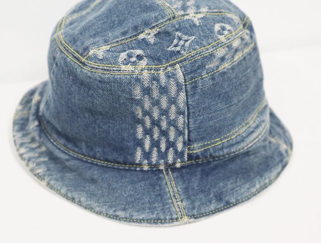 ルイヴィトン LOUIS VUITTON NIGO ボネ ダミエ ジャイアント ウェーブ