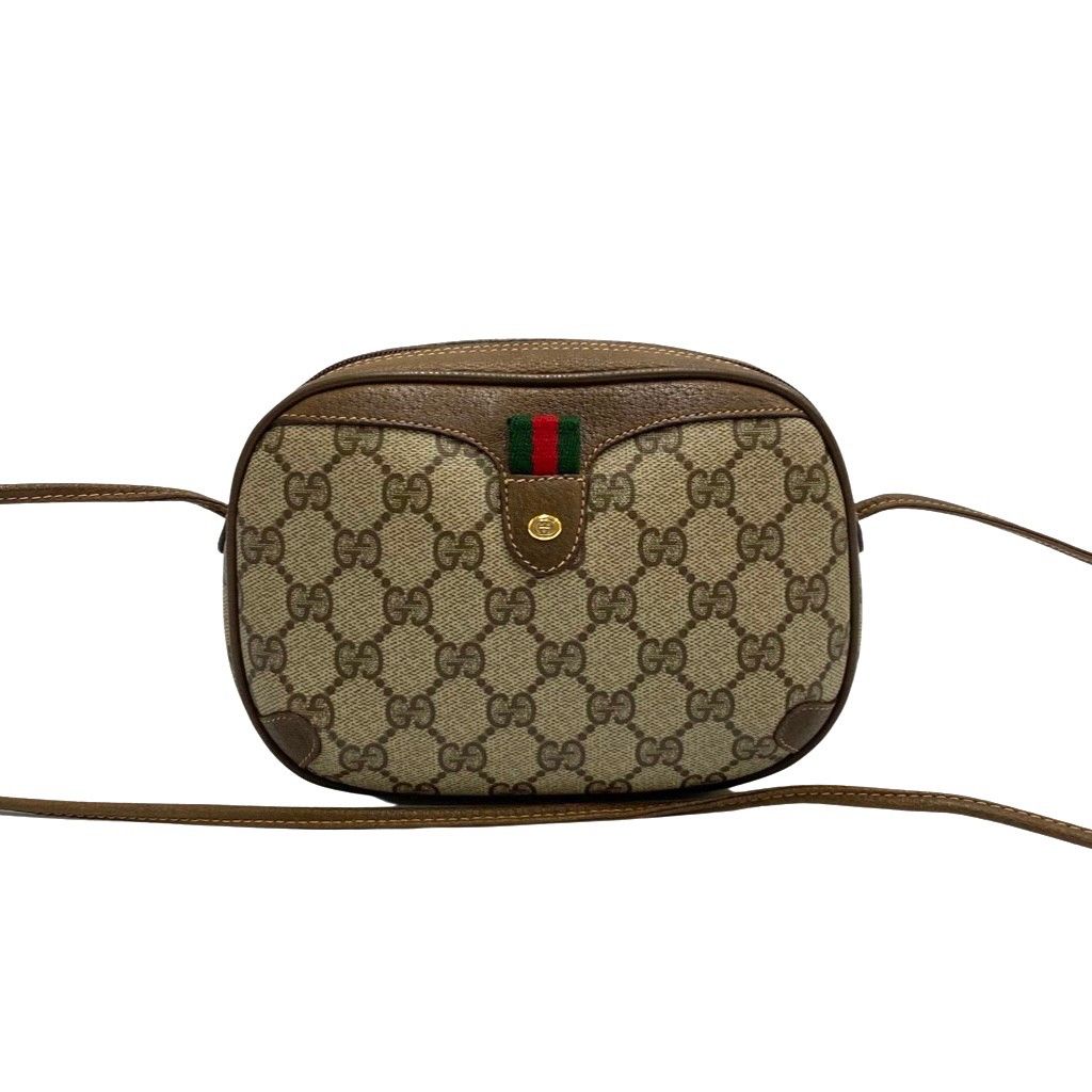 極 美品 GUCCI オールドグッチ グッチ ヴィンテージ シェリーライン GG