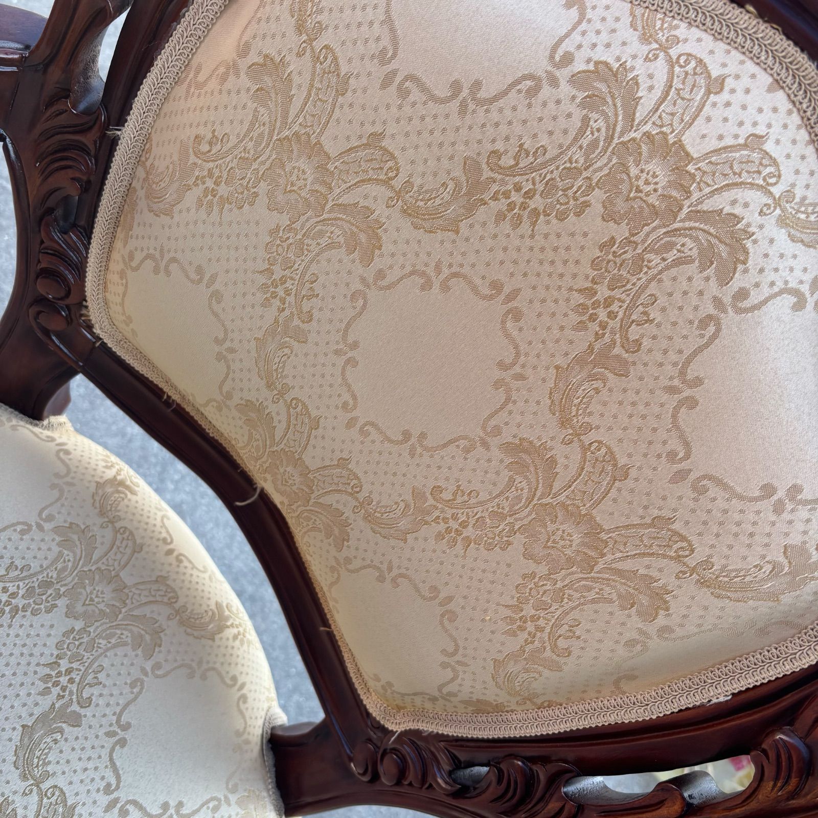 椅子 ダイニングチェア チェア クロシオ フランシスカチェア 肘