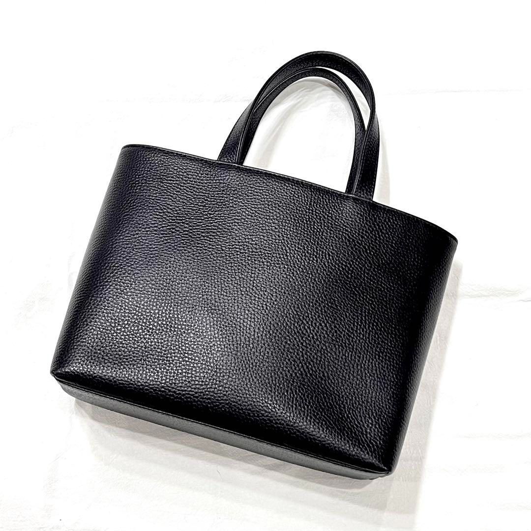 HushTug ハッシュタグ ハンドバッグ ミニトート 姫路レザー クロム鞣し ブラック 黒 バッグ 鞄 トートバック レザー ハンドバッグ 通勤 通学 出張 カジュアルバッグ レディースバッグ メンズバッグ