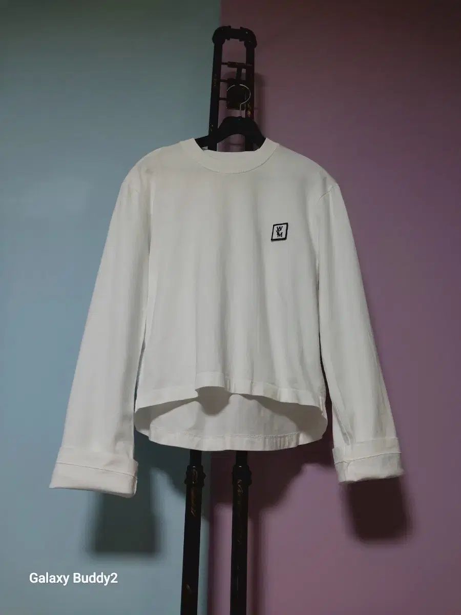 23年製品 ウーヨンミ 白 長袖 Tシャツ 34