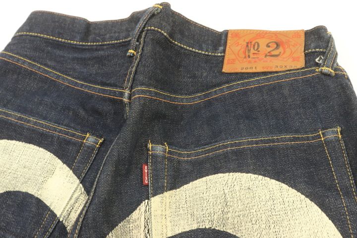 EVISU メンズデニムパンツ W32 NO2 2001 最も安い ビッグカモメ EVISU