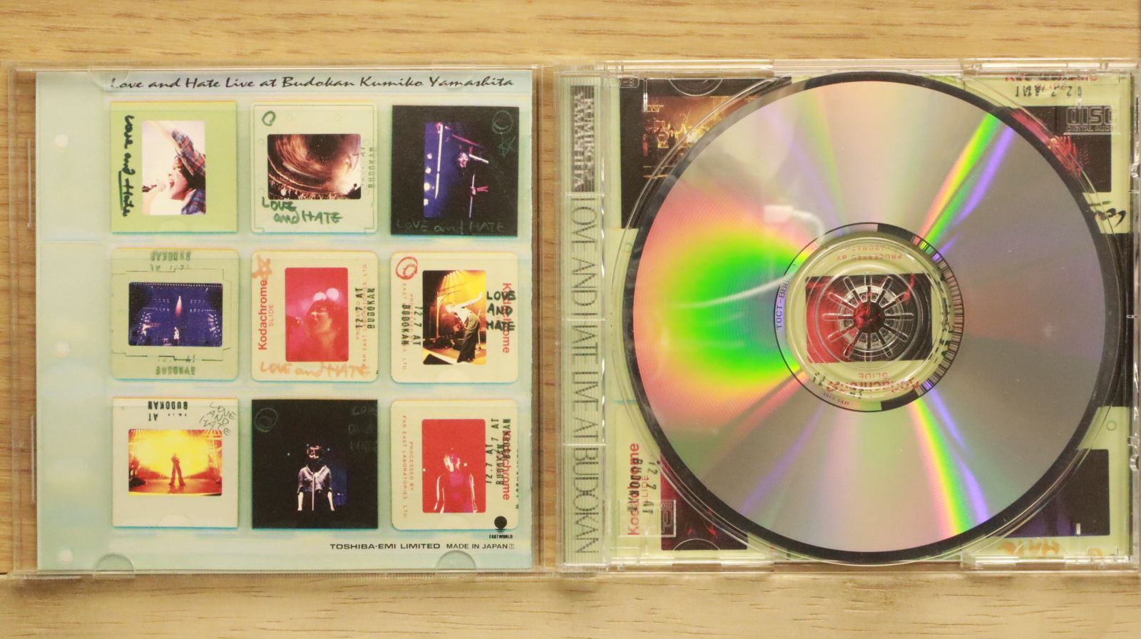 国内盤CD☆山下久美子/Kumiko Yamashita□ LOVE and HATE LIVE