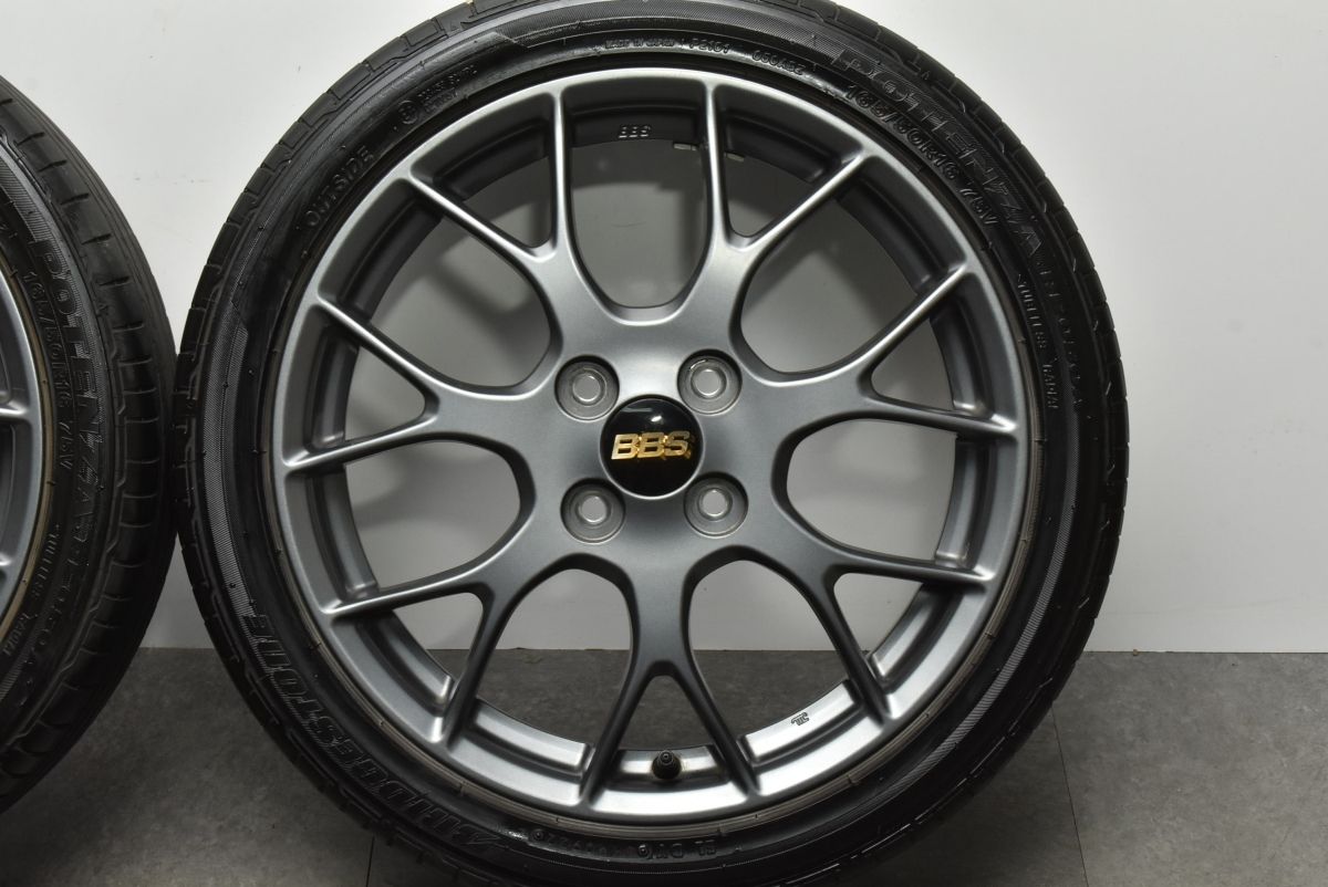 コペンGRスポーツ 鍛造 BBS アルミホイールタイヤ 希少 鍛造】ダイハツ コペン GRスポーツ 純正 BBS 16in 4.5J +45