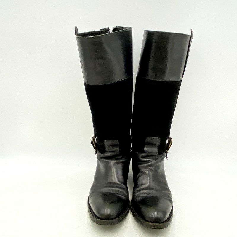 BOOTS スエードレザーロングブーツ