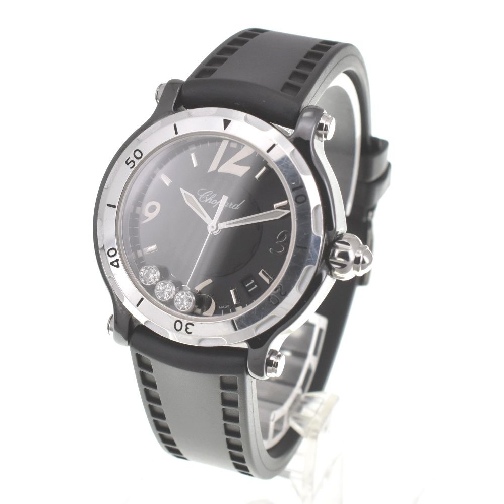 ショパール Chopard 28/8507 ハッピースポーツ 3P ダイヤモンド 限定品  