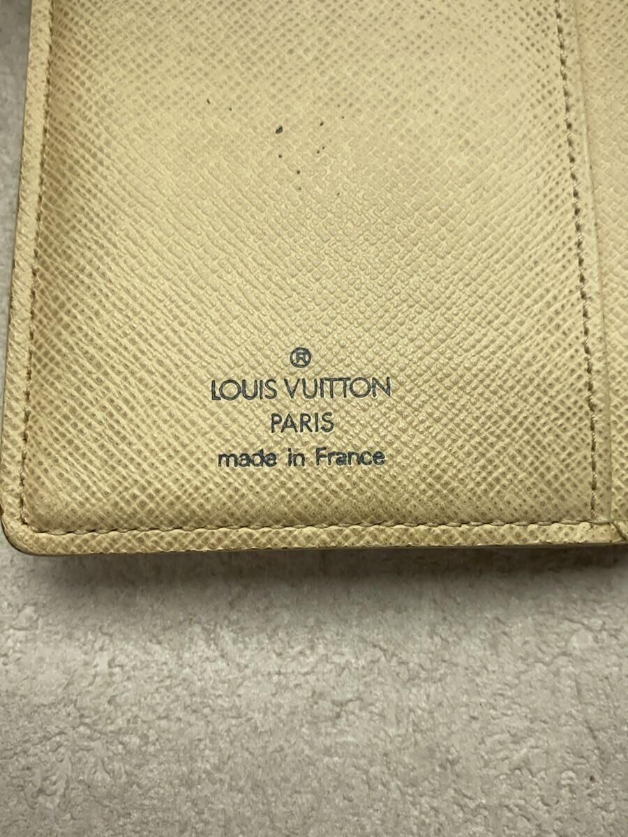 LOUIS VUITTON ポルト・フォイユ・ヴィエノワ_ダミエ・アズール_WHT PVC ホワイト メンズ