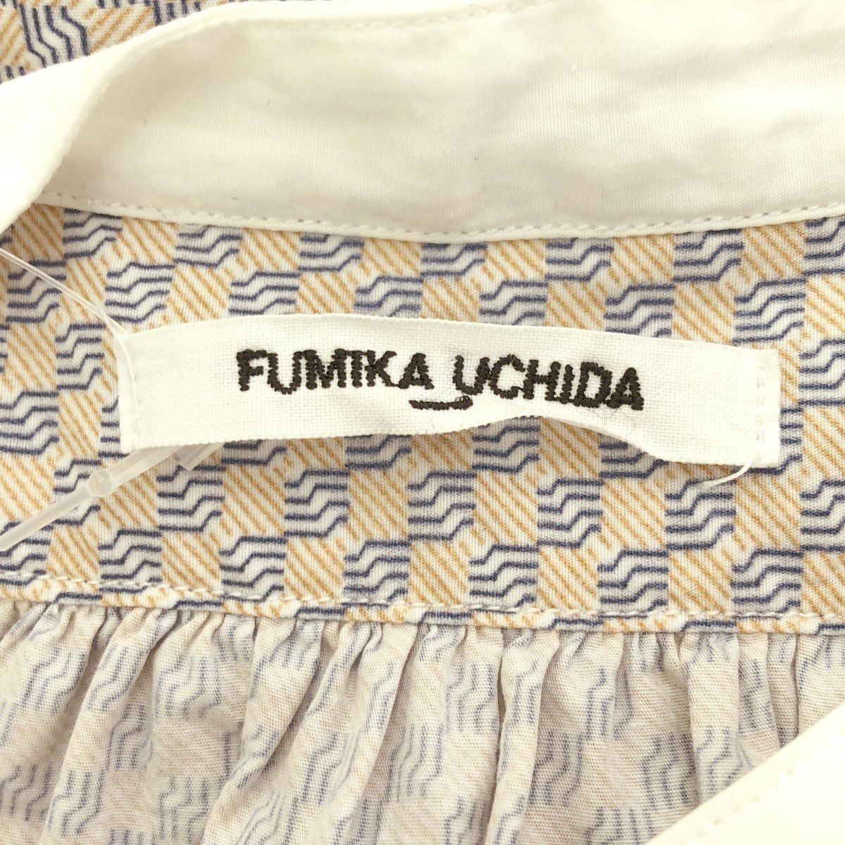 FUMIKA UCHIDA フミカウチダ 18SS GEOMETRIC PRINT BROAD COTTON