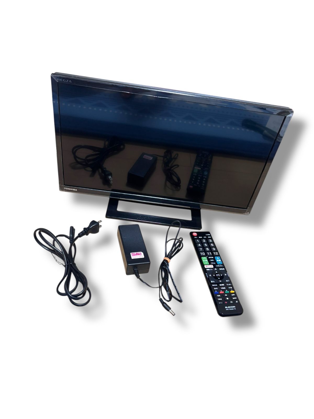 管理番号2719 東芝 19V型 液晶テレビ レグザ 19S22 ハイビジョン 外付けHDD ウラ録対応 2018年モデル