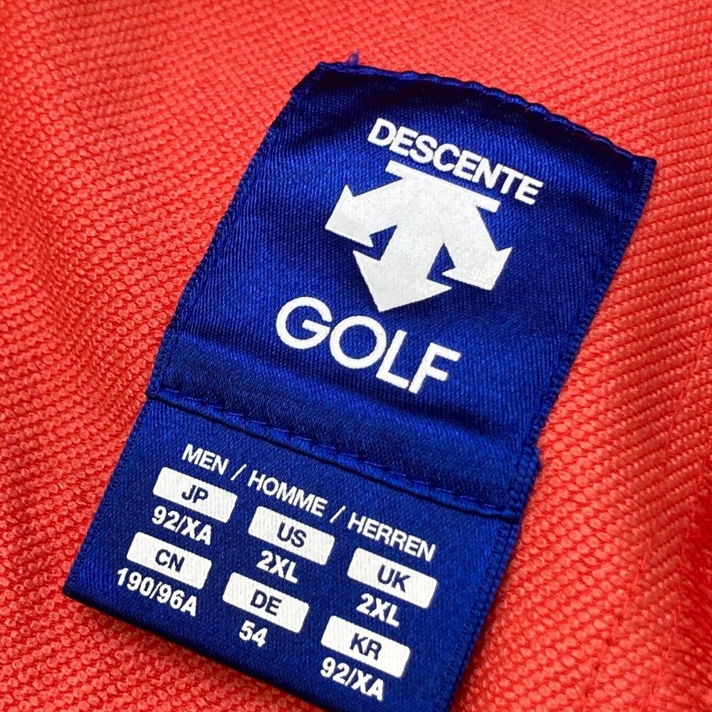 サイズ：92/XA DESCENTE GOLF デサントゴルフ ロングパンツ レッド系