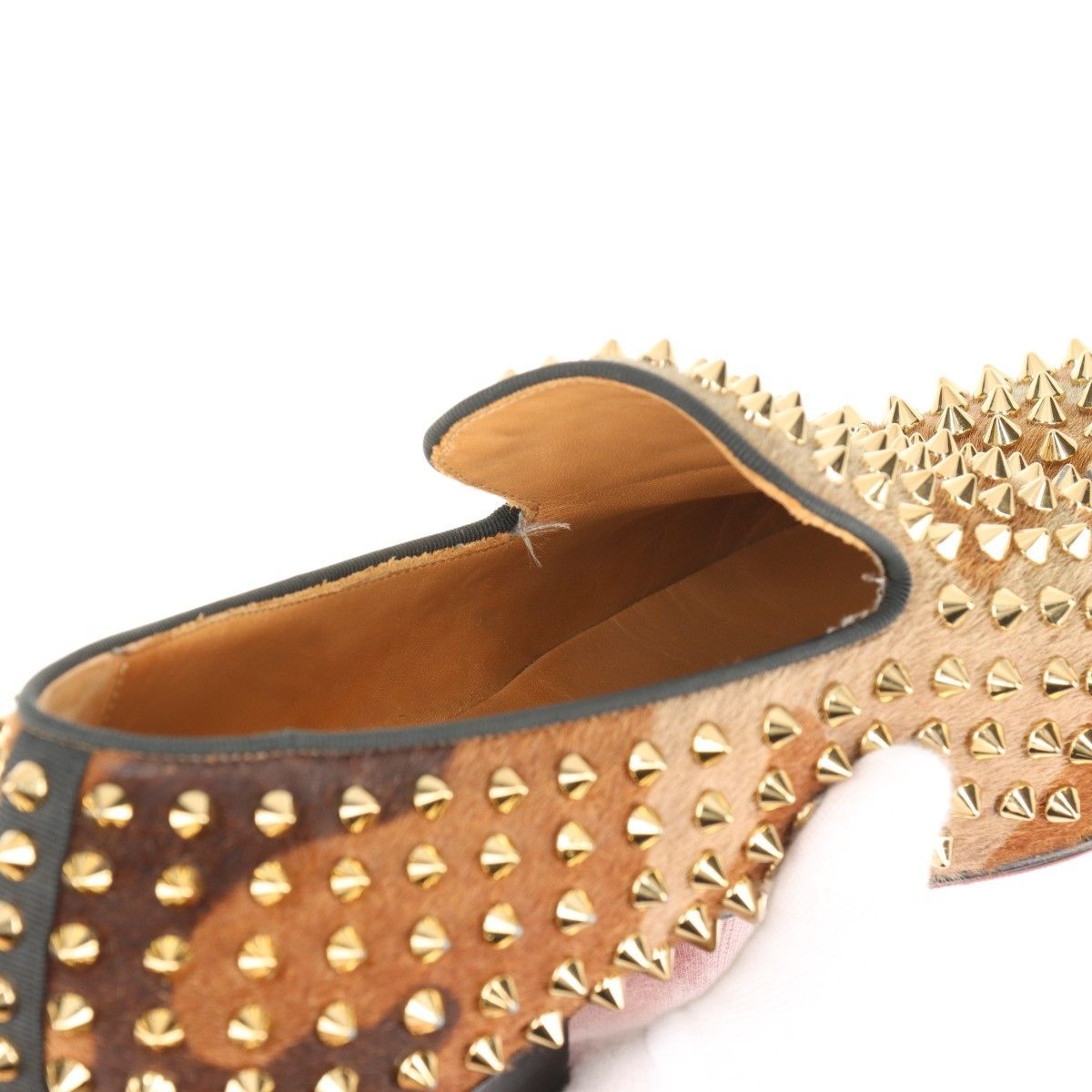 Christian Louboutin クリスチャンルブタン ROLLERBOY SPIKES FLAT