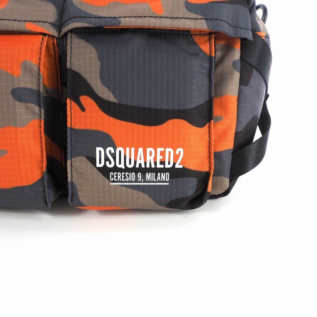 ディースクエアード DSQUARED2 22AW カモフラ ボディバッグ ウエス ...