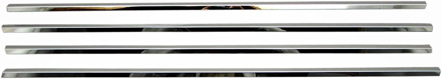 BRIGHTZ カローラフィールダー ZRE144G ZRE142G NZE144G NZE141G 超鏡面ステンレスブラックメッキウィンドウモール 4PC WIN－BLA－044 カローラ フィールダー 140 141 142 144