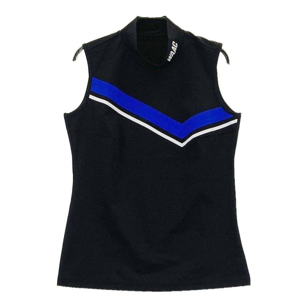 サイズ XS WAAC ワック 072242090 ノースリーブモックネックシャツ ブラック系 240101419495 ゴルフウェア レディース ストスト