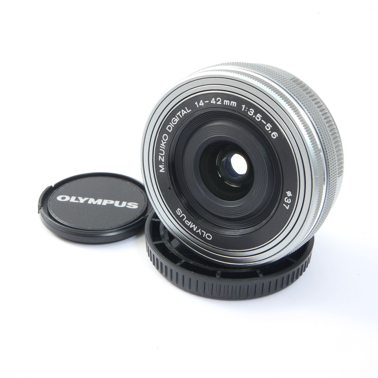 OLYMPUS オリンパス M.ZUIKO DIGITAL 14-42mm F3.5-5.6 EZ ED MSC シルバー