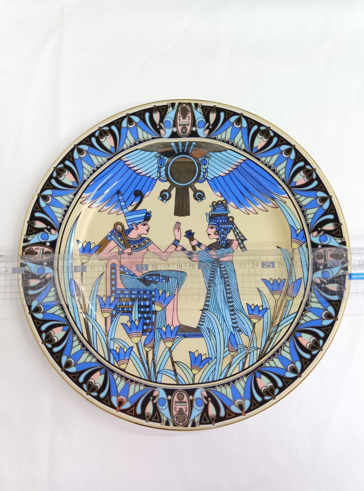 Fine Royal Porcelain Sculpture 飾り皿 絵皿 エジプト - メルカリ