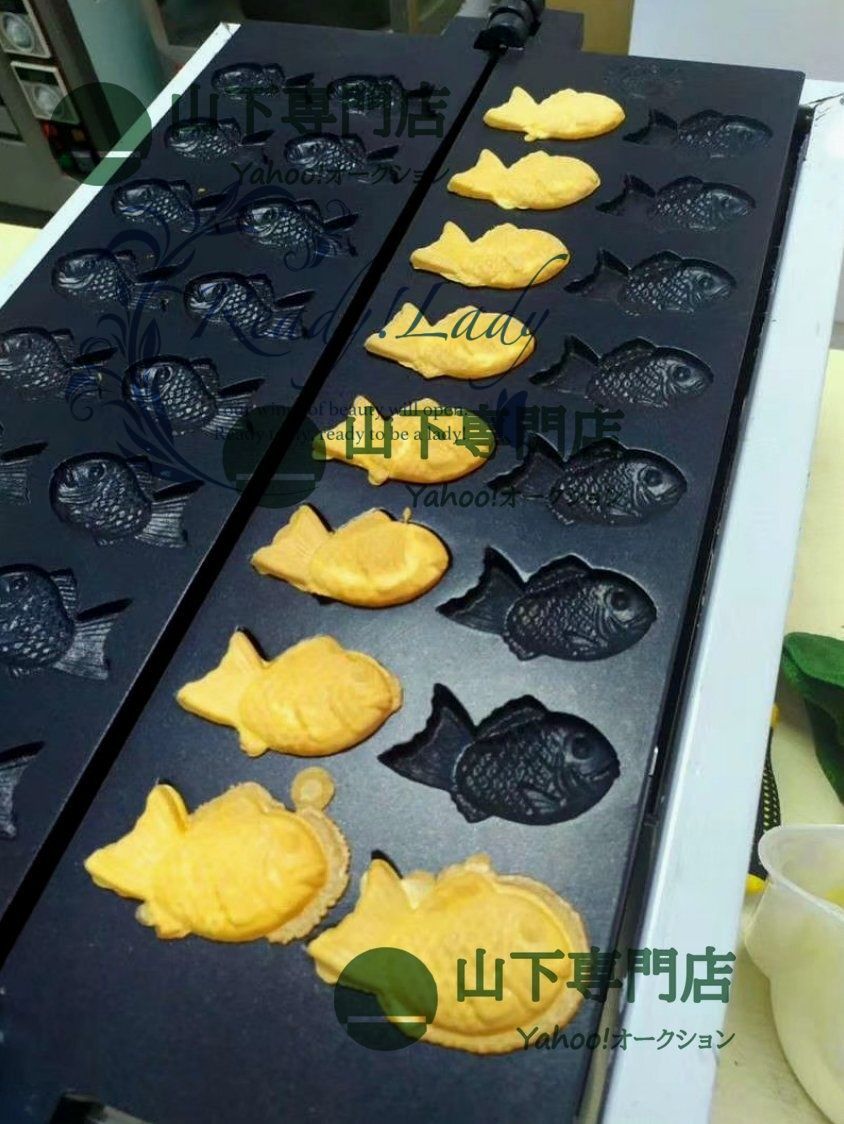 新品・未使用 12匹ミニたい焼きの焼き板 蜜元ガス式饅頭