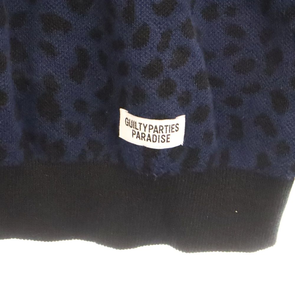 WACKO MARIA (ワコマリア) 23AW LEOPARD KNIT POLO SHIRT